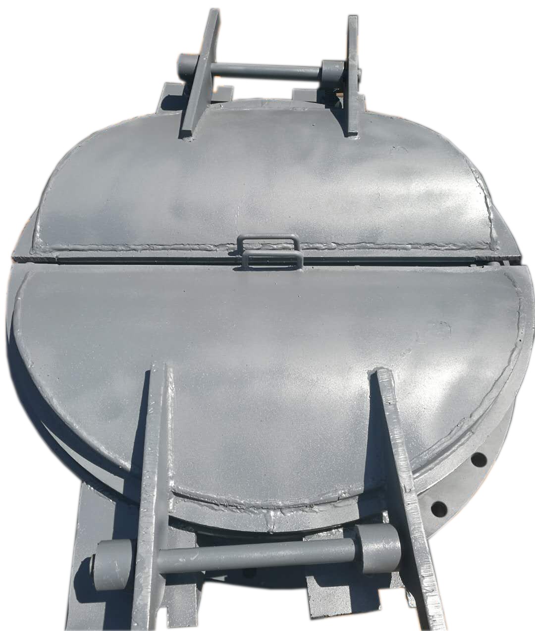 双向侧开钢制拍门