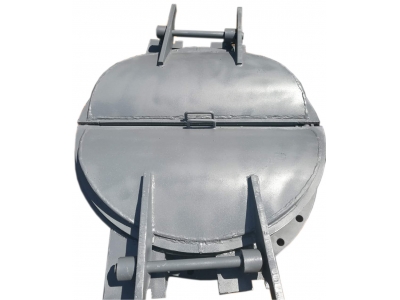 双向侧开钢制拍门